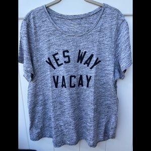 Yes Way Vacay xlarge old navy active wear size Xlarge